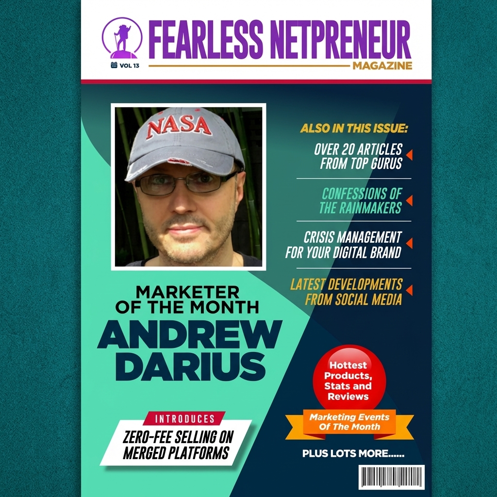 Andrew Darius — Marketer of the Month — Fearless Netpreneur Magazine
